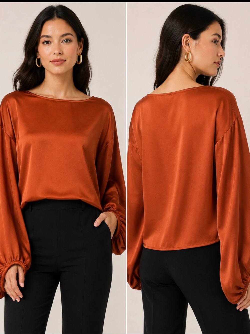 NWT Trina Turk Ursa 2 Top S Amber Balloon Sleeve Blouse luxurious